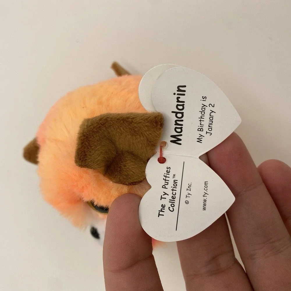 Lot Of 4 TY Puffies- Mandarin The Cat, Baasby The Sheep, Tador & Mystic The Cats